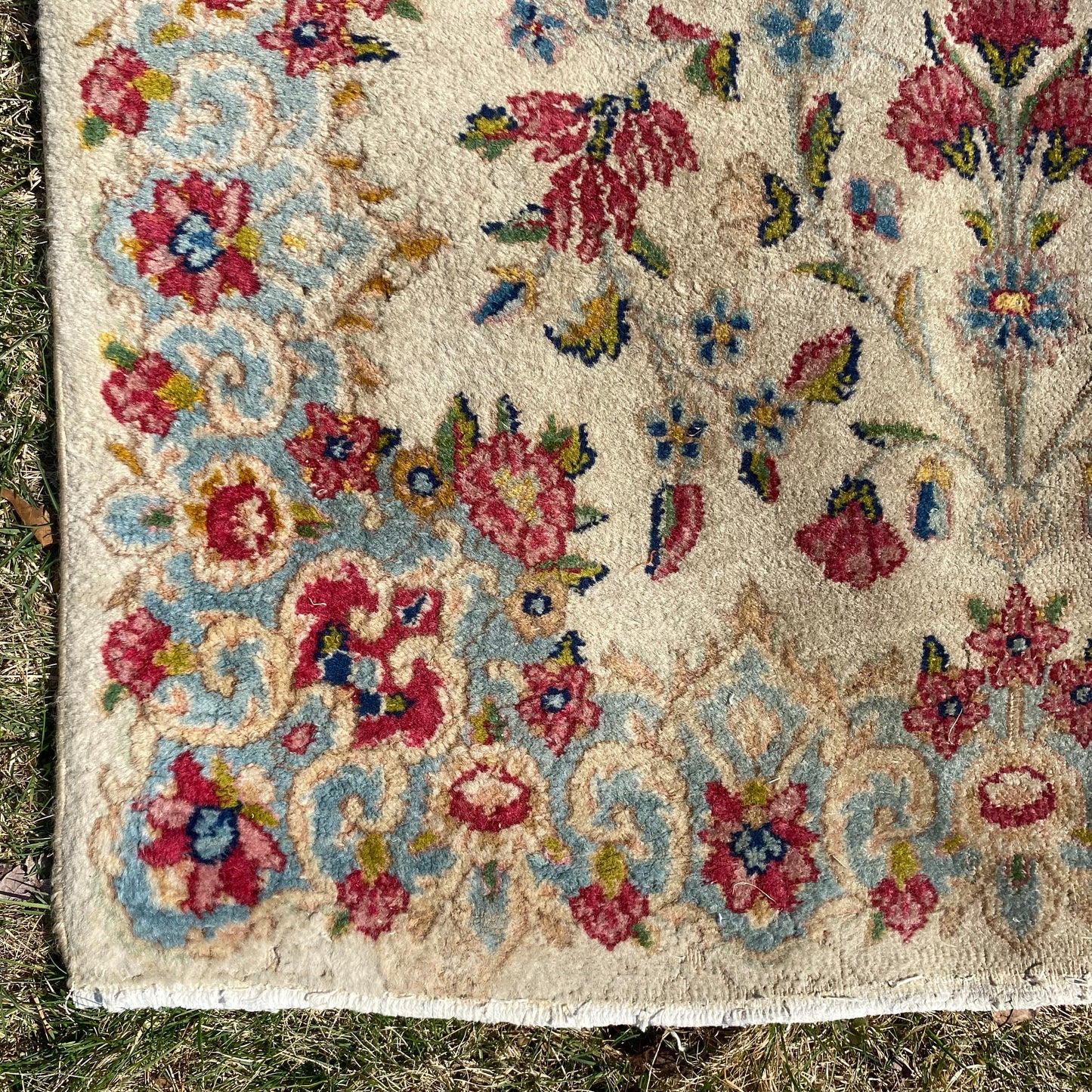 Vintage Rug, 2' 11 x 9' 5 Cream