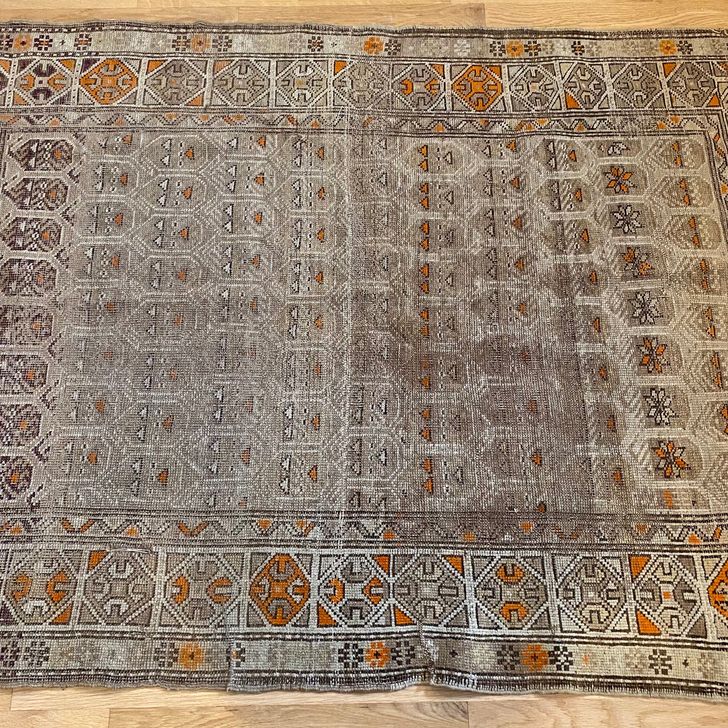 Antique Rug, 3' 10 x 5' 2 Beige