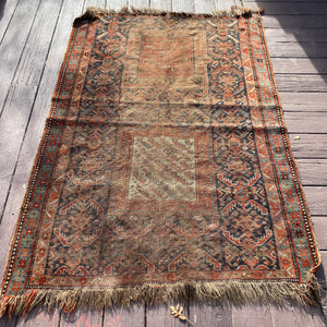 Vintage Rug, 3' 11 x 6' 1 Blue