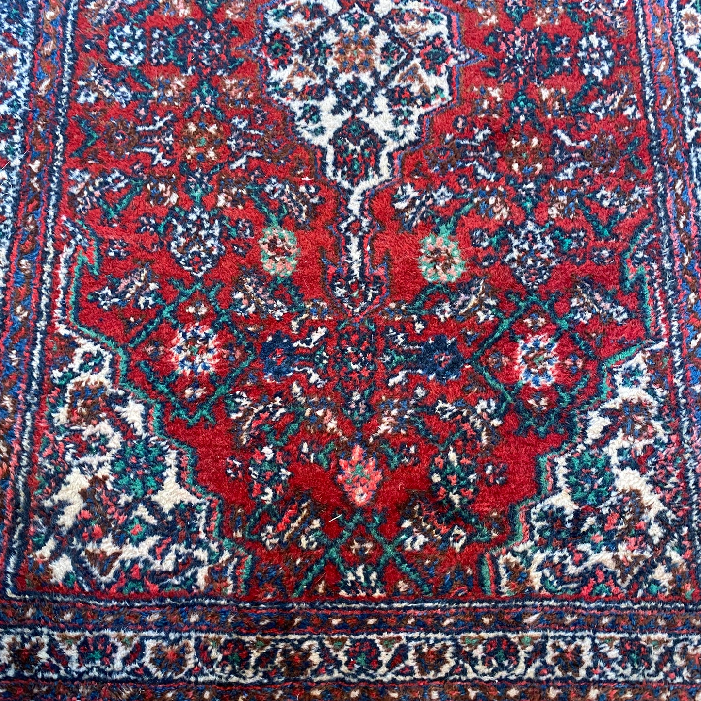 Vintage Rug, 3' 6 x 5' 3 Red