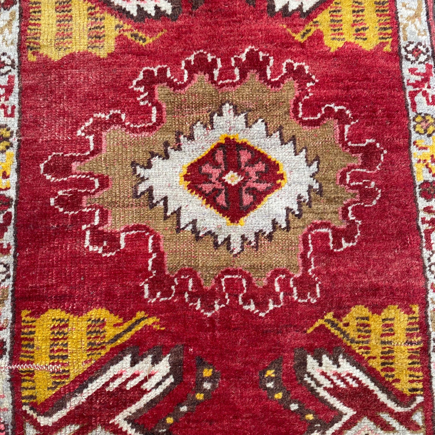 Vintage Rug, 1' 8 x 3' 4 Red