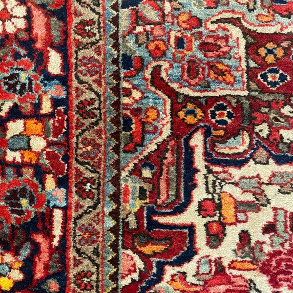 Vintage Rug, 4' 11 x 6' 8 White