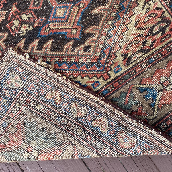 Vintage Rug, 3' 7 x 6' 9 Brown