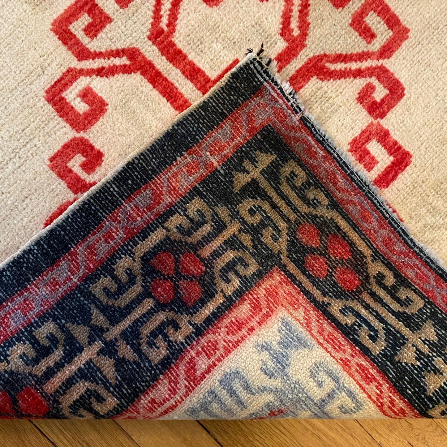 Vintage Tibet Rug, 3' 1 x 5' 9 Cream