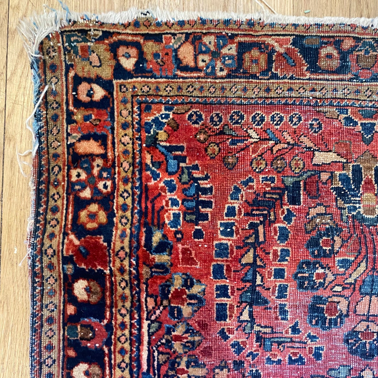 Vintage Rug, 2' 2 x 4' Pink