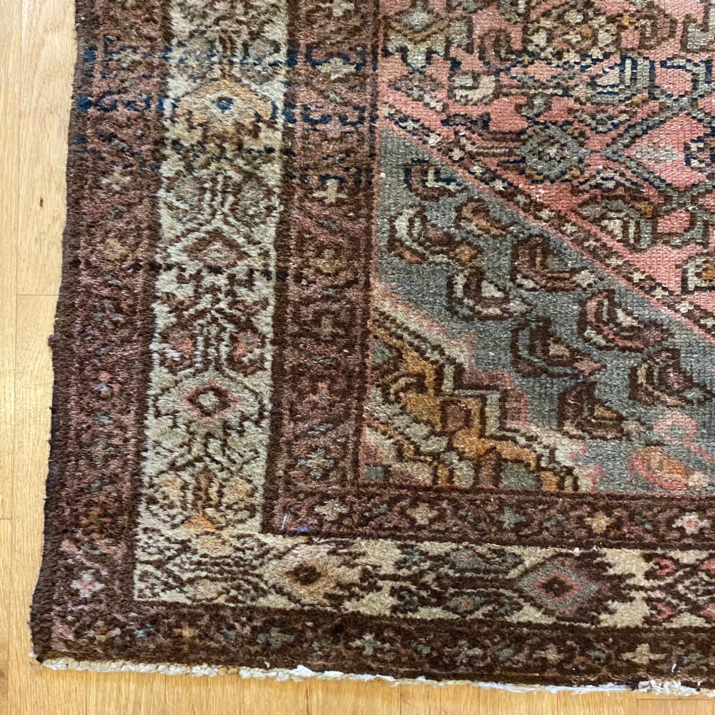 Vintage Rug, 3' 4 x 6' 5 Red