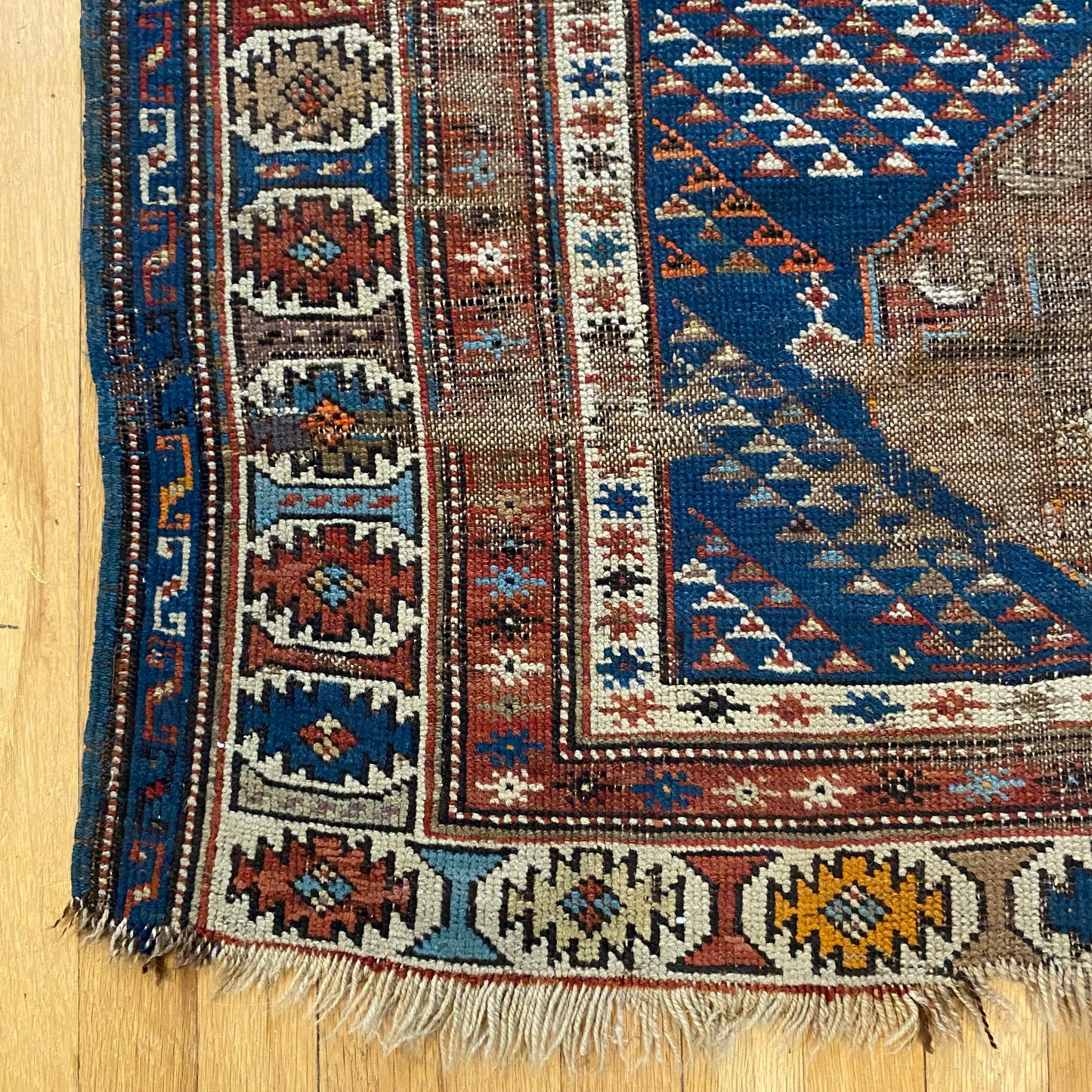Vintage Rug, 3' 8 x 4' 9 Blue