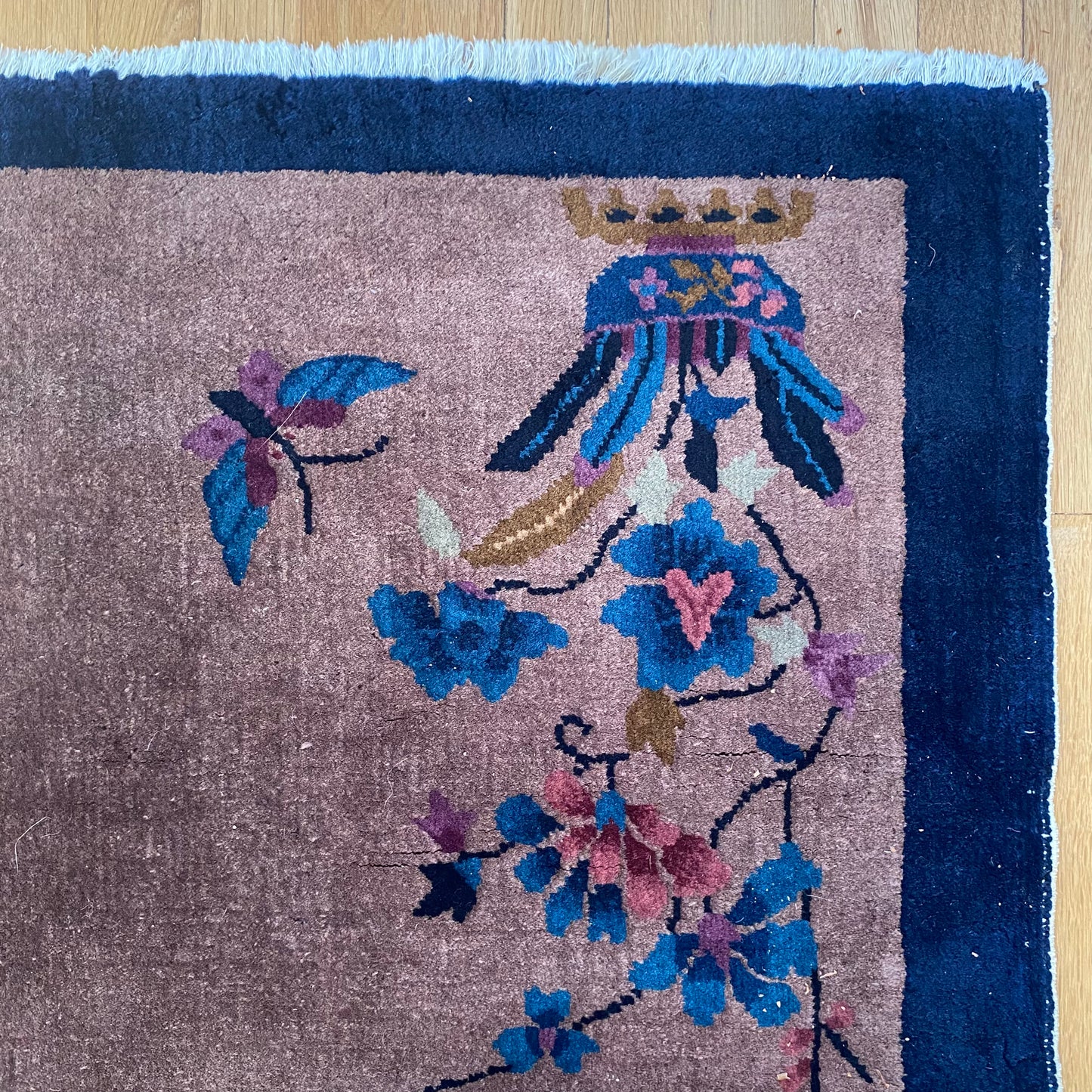 Vintage Rug, 3' 11 x 6' 9 Purple Brown