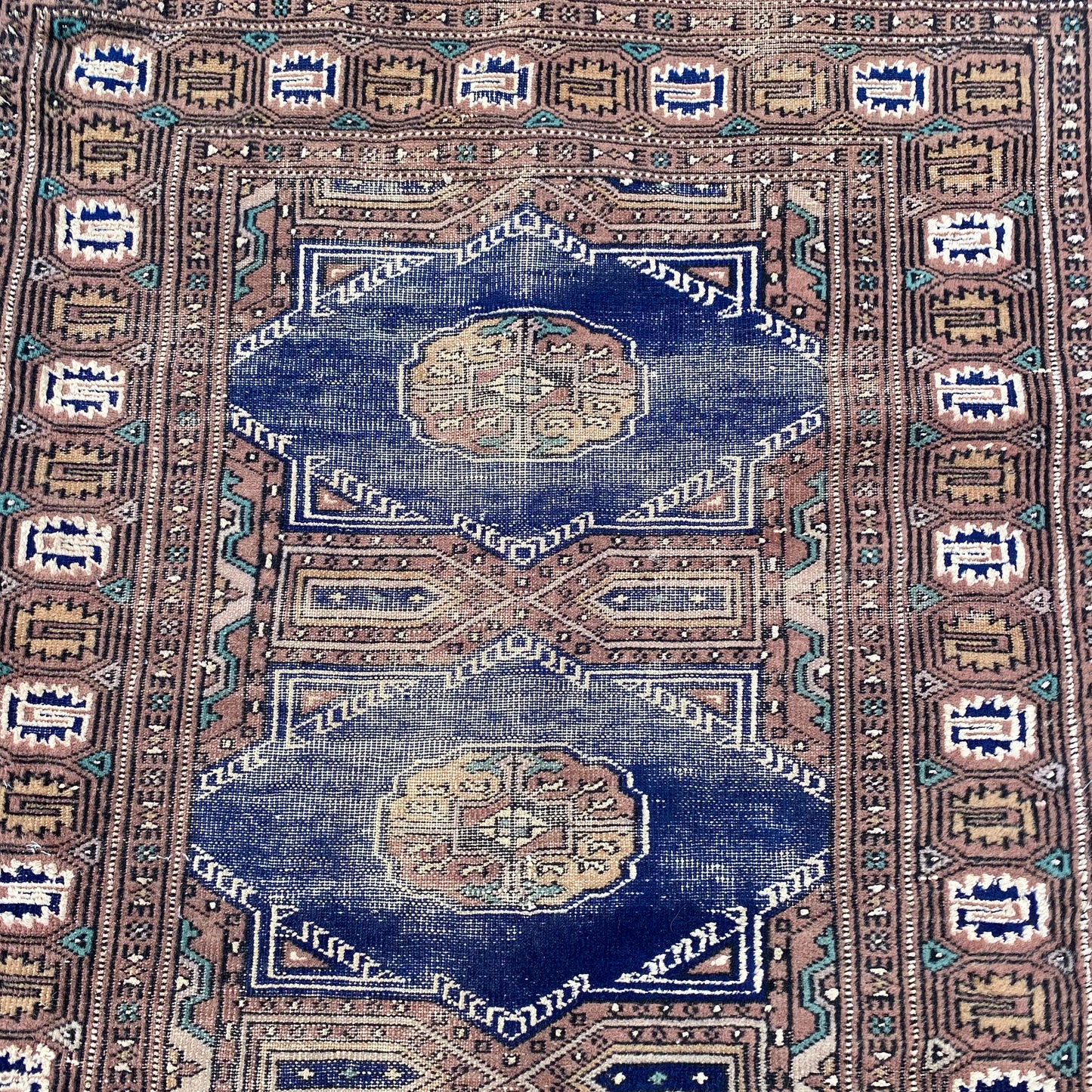 Vintage Rug, 2' 7 x 9' 11 Blue