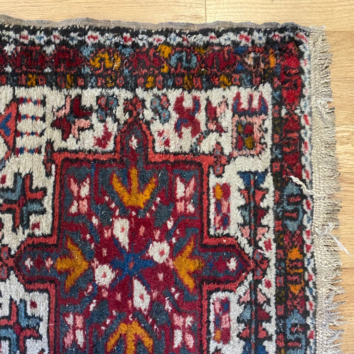 Vintage Rug, 1' 11 x 5' 7 White
