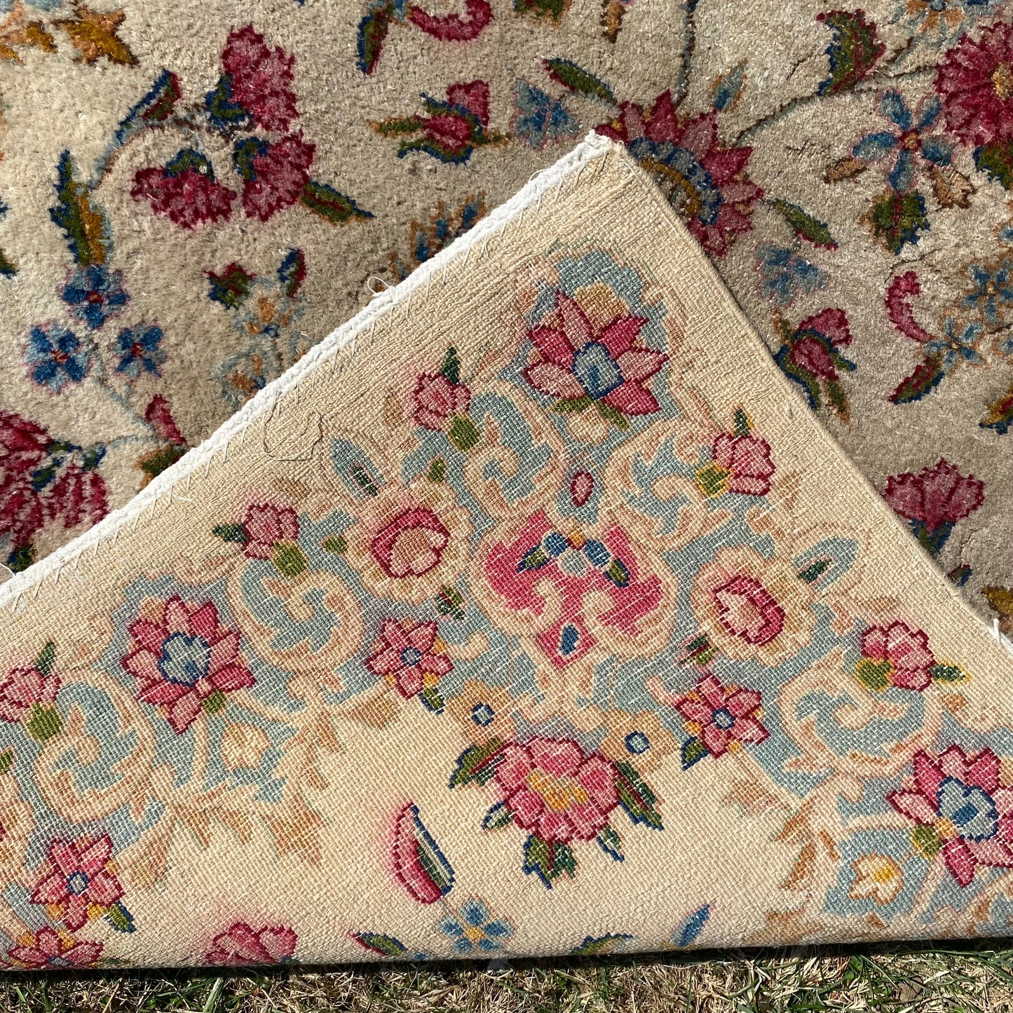 Vintage Rug, 2' 11 x 9' 5 Cream