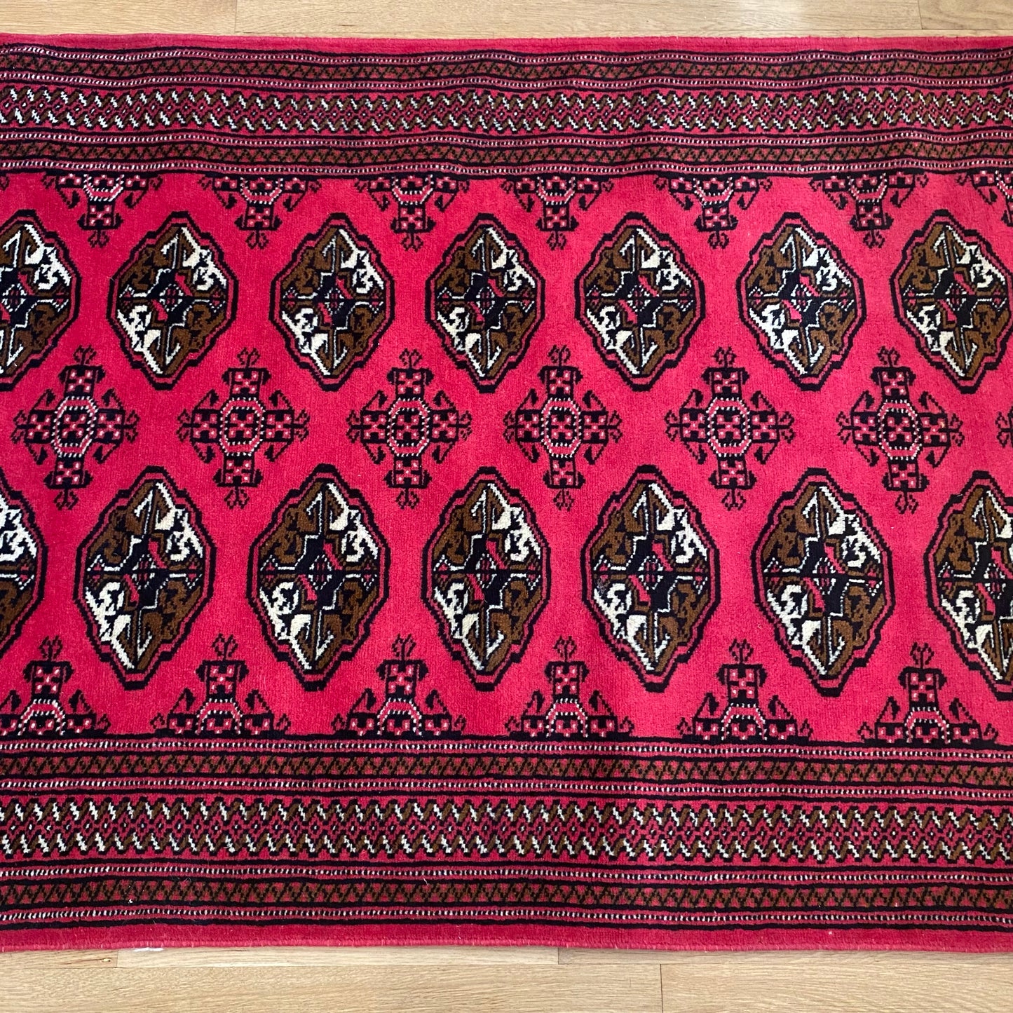 Vintage Rug, 3' 4 x 4' 11 Red