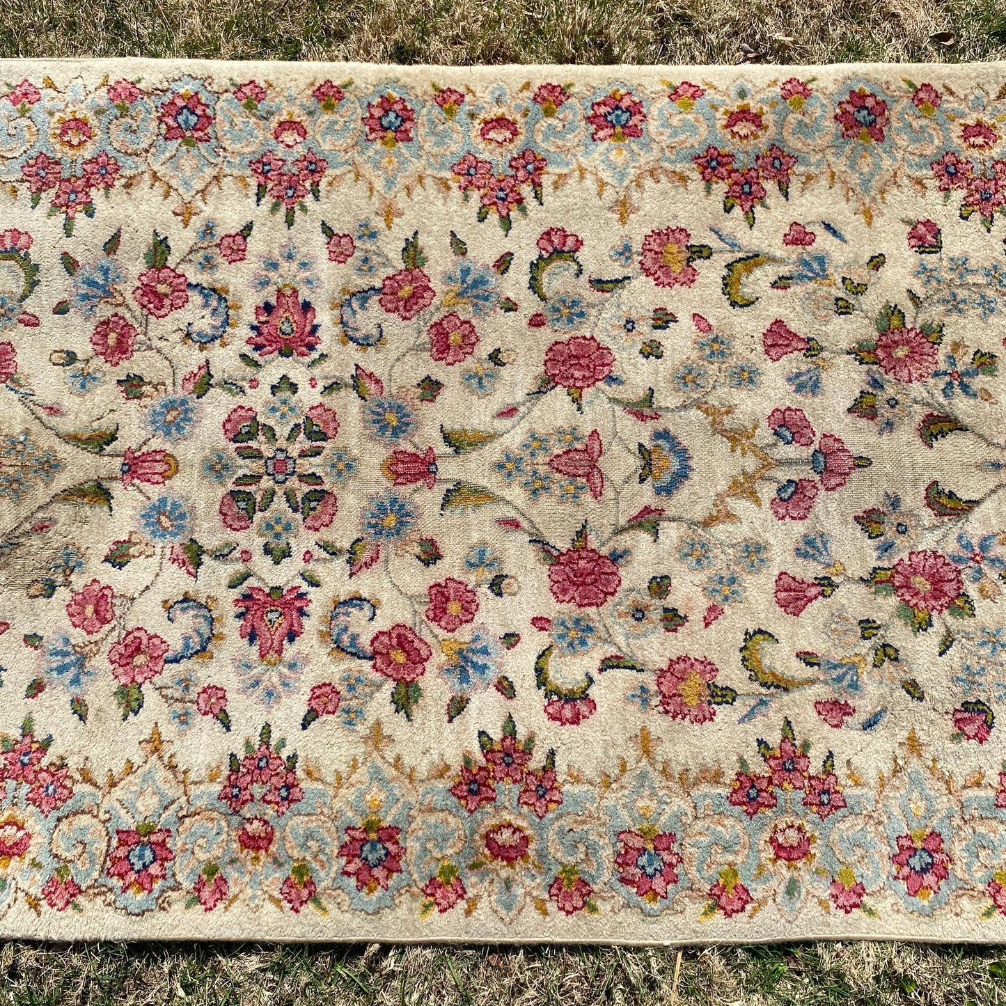 Vintage Rug, 2' 11 x 9' 5 Cream