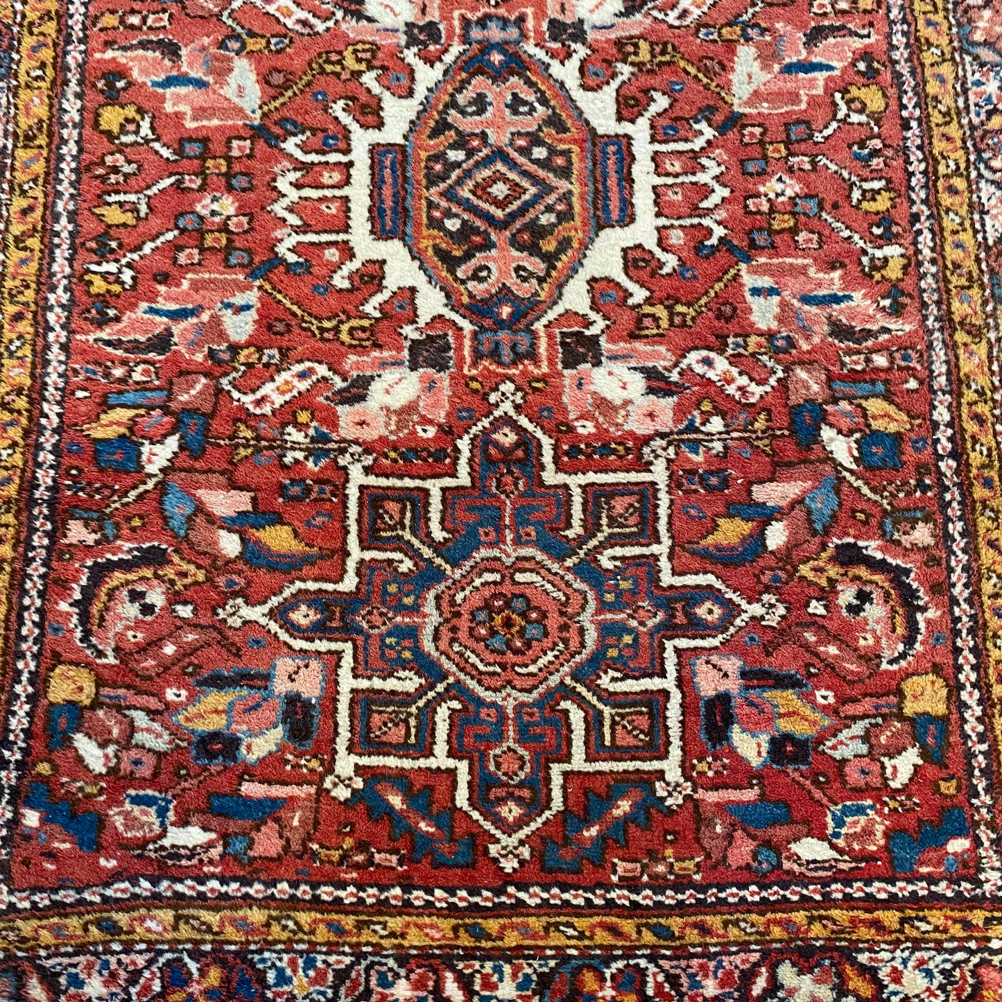 Vintage Rug, 3' 6 x 4' 9 Red