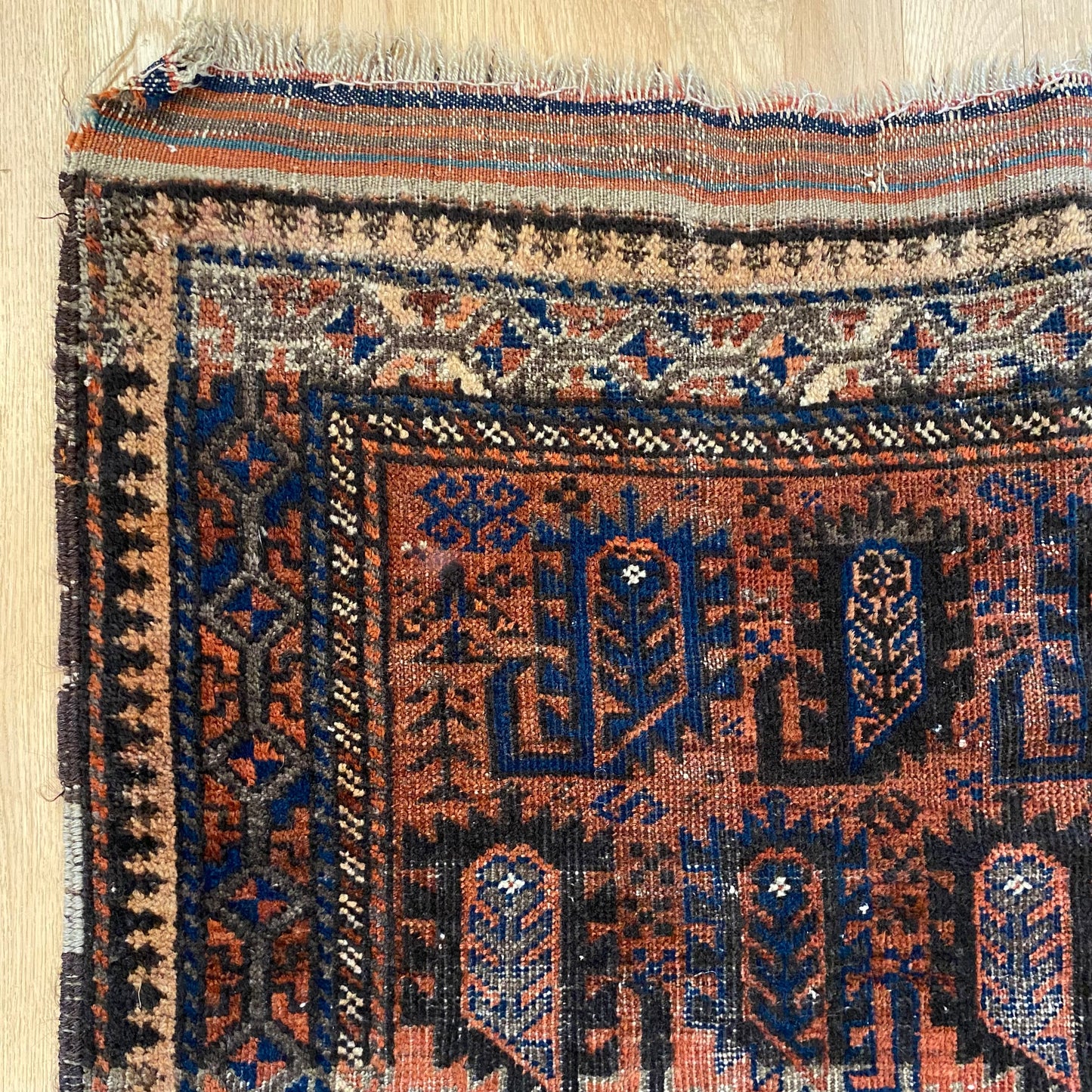 Antique Rug, 2' 10 x 5' 4 Brown