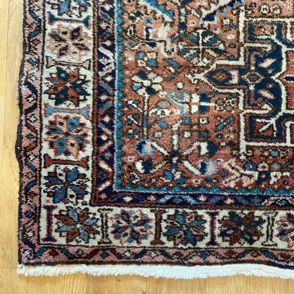 Vintage Rug, 3' 10 x 4' 10 Red
