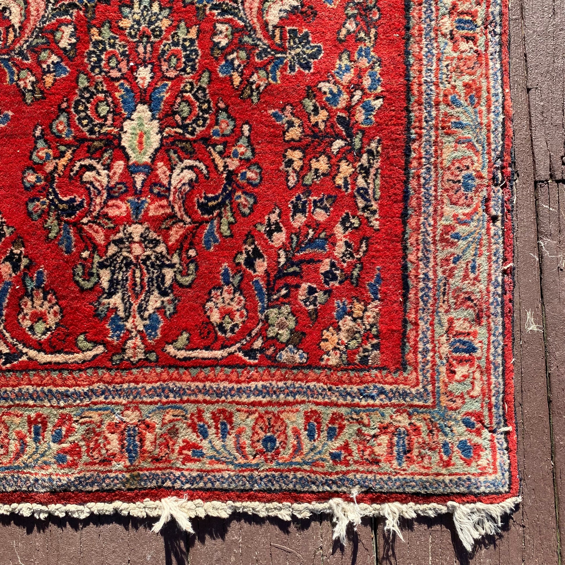 Vintage Rug, 2' 1 x 4' 1 Red - Jessie's Oriental Rugs