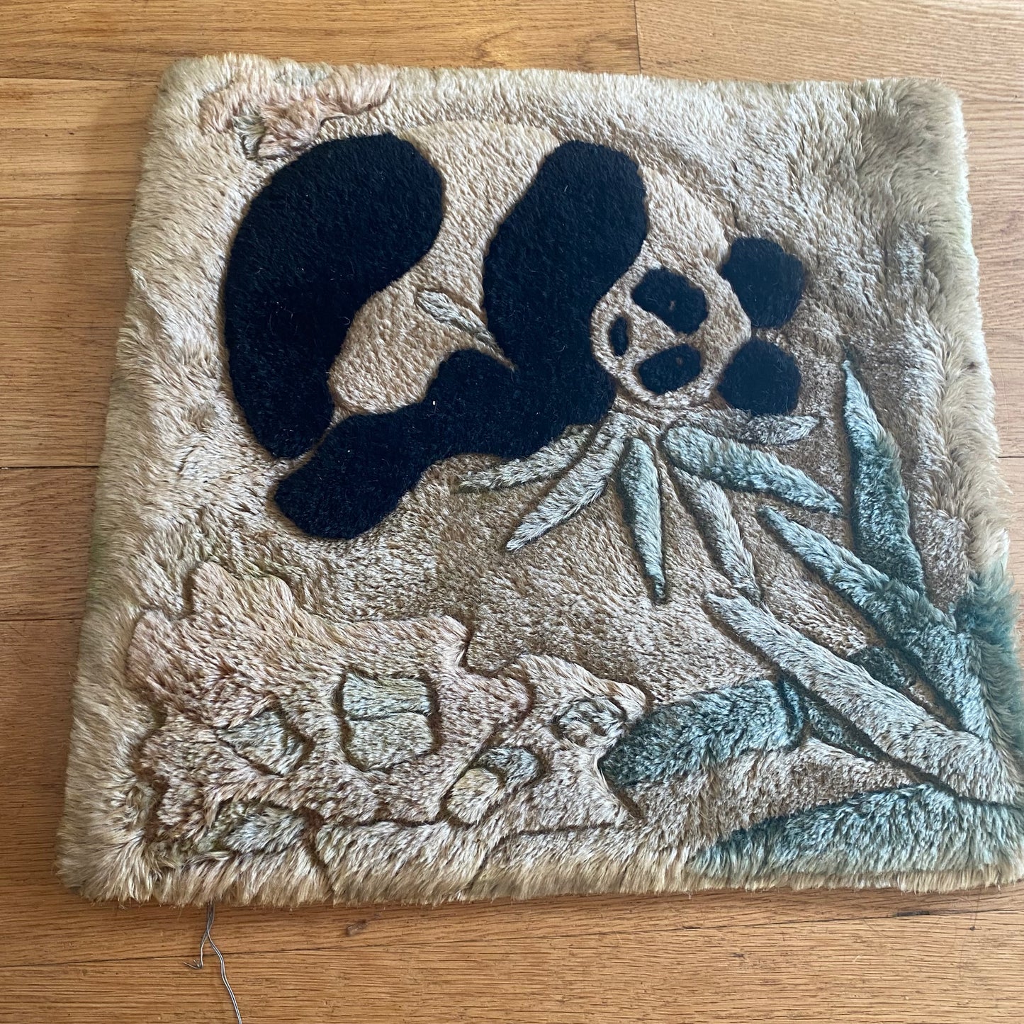 Vintage Rug, 13” x 13.5” Collectible