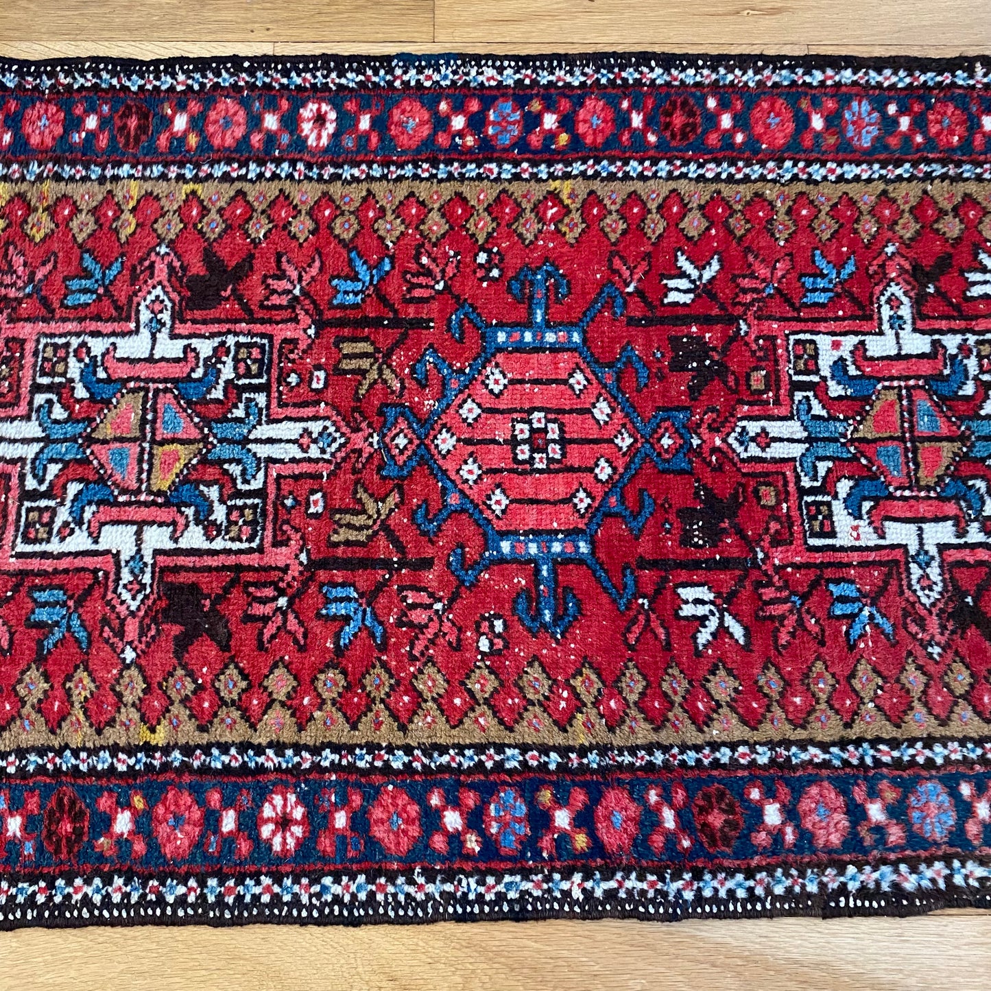 Vintage Rug, 2' 5 x 4' 2 Red by