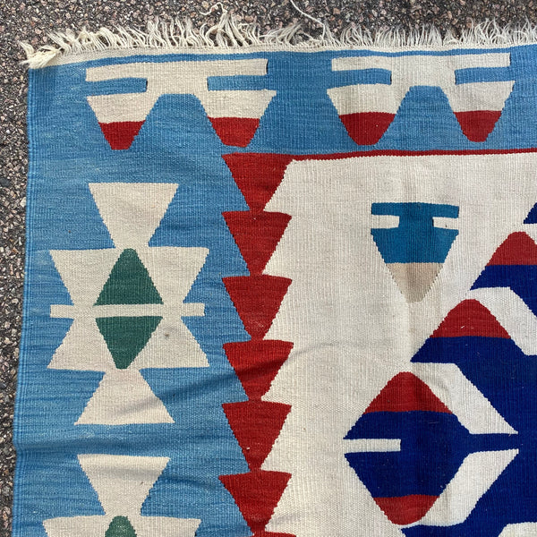 Vintage Rug, 5' 6 x 8' 10 White