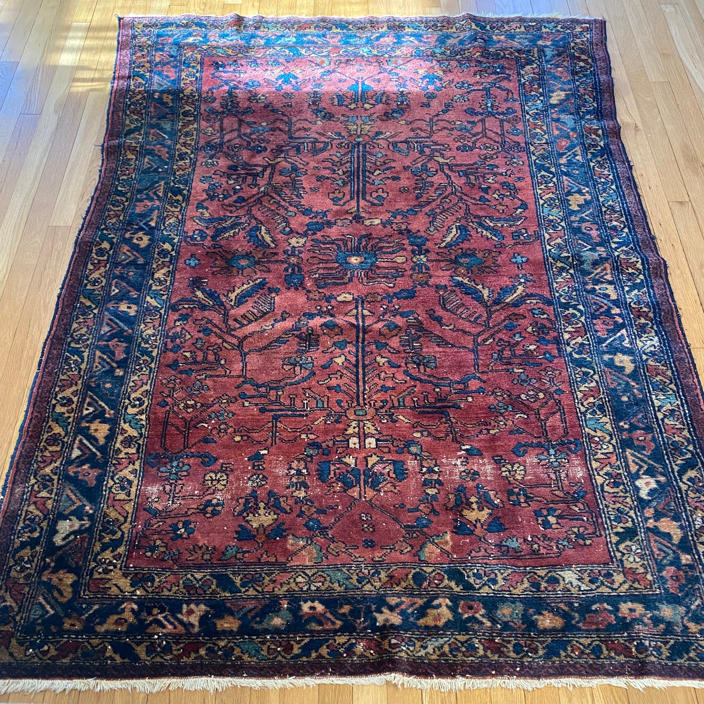 Vintage Rug, 4' 11 x 6' 4 Magenta