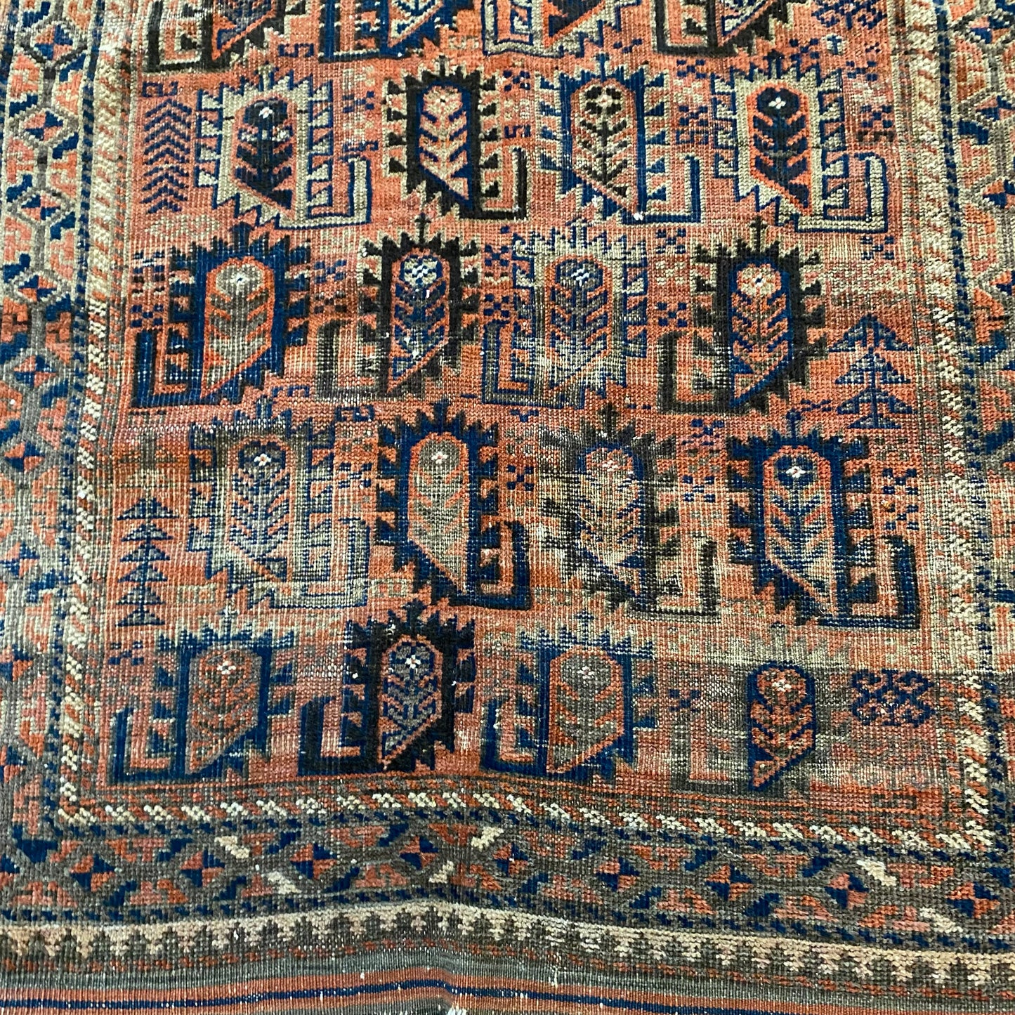 Antique Rug, 2' 10 x 5' 4 Brown