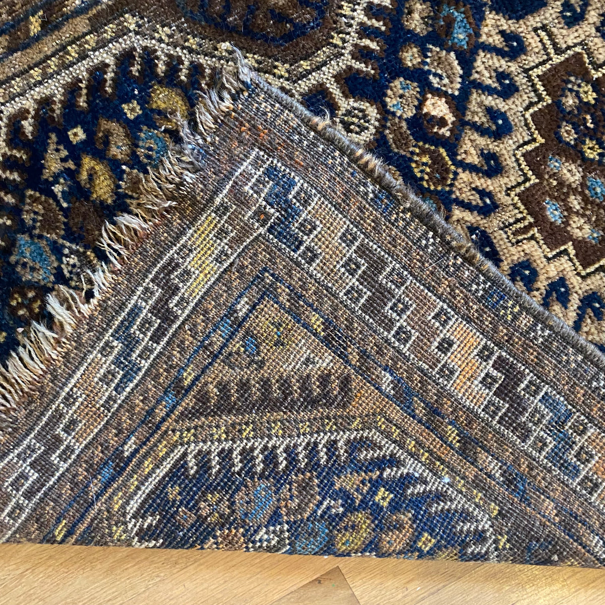Vintage Rug, 2' 7 x 3' 11 Blue