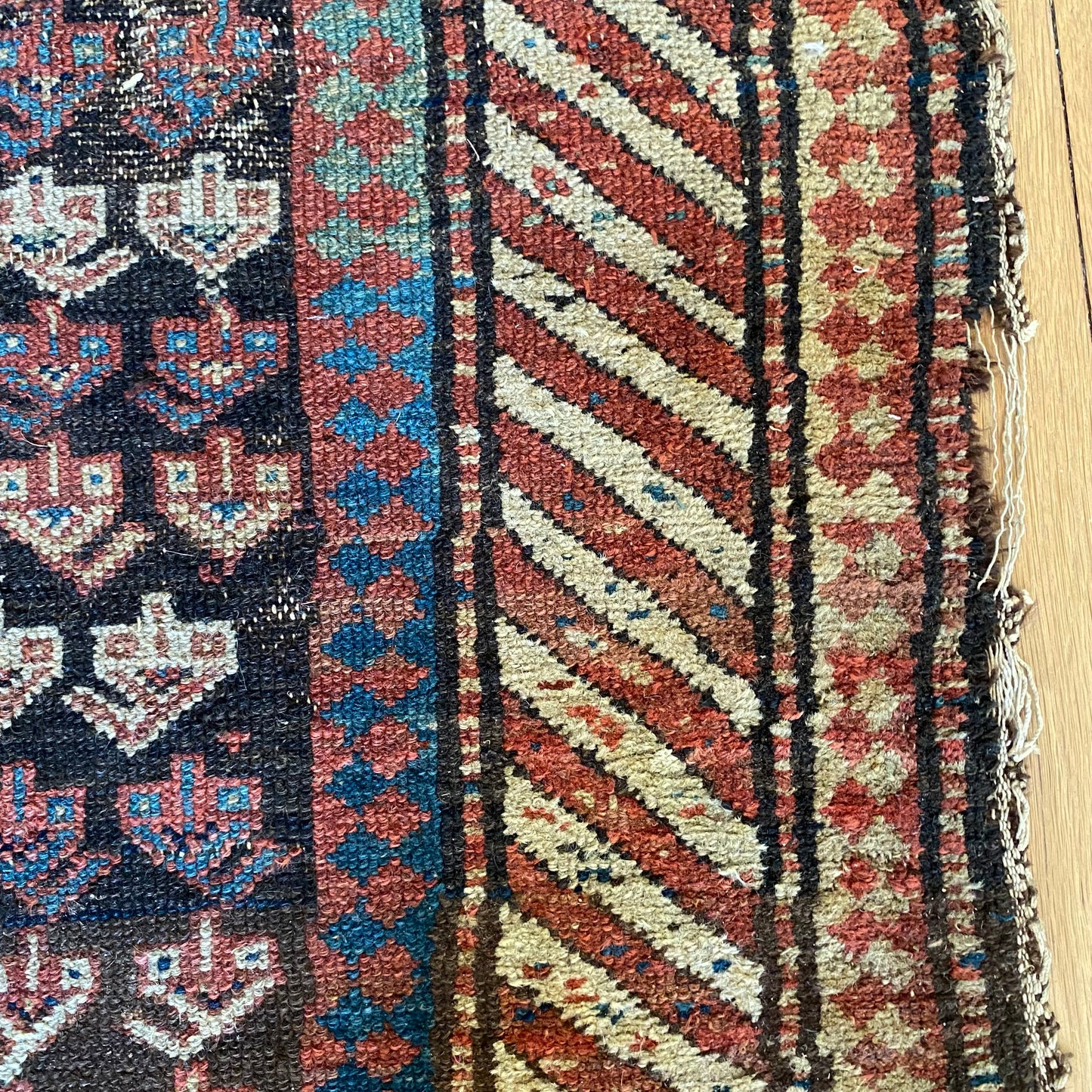 Vintage Rug, 3’ 2 X 6’ 11 Brown
