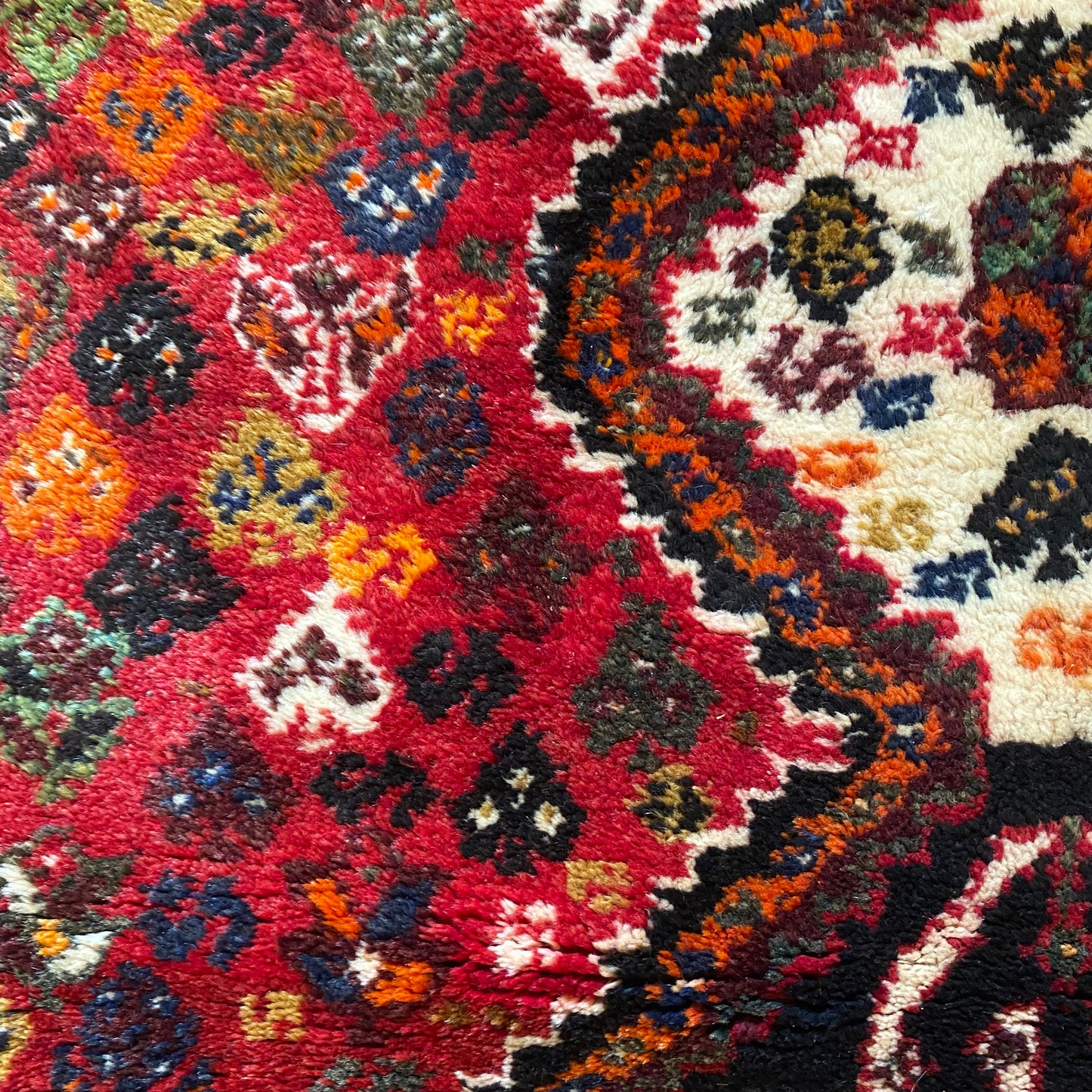 Vintage Rug, 3' 11 x 5' Red