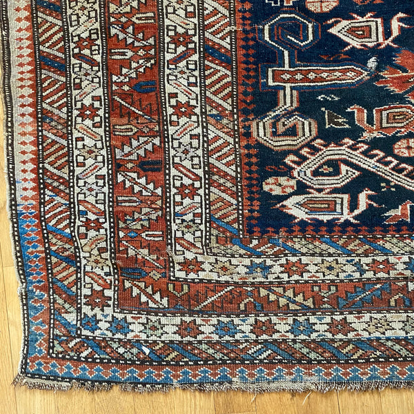 Vintage Rug, 4' 2 x 6' 1 Blue