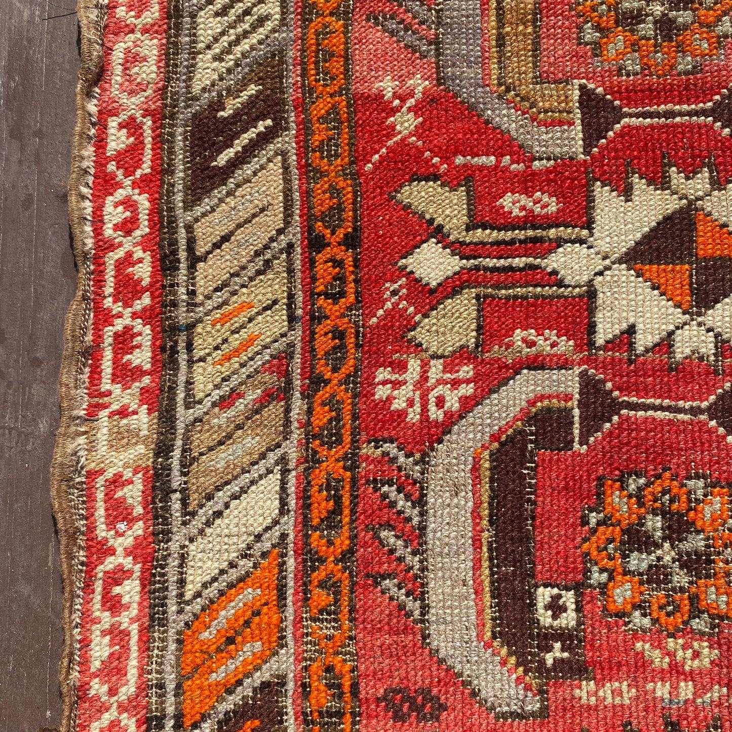 Vintage Rug, 3' 10 x 6' Orange