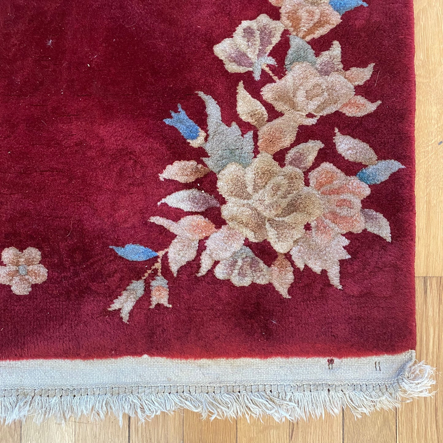 Vintage Rug, 2' x 4' 3 Red Orange