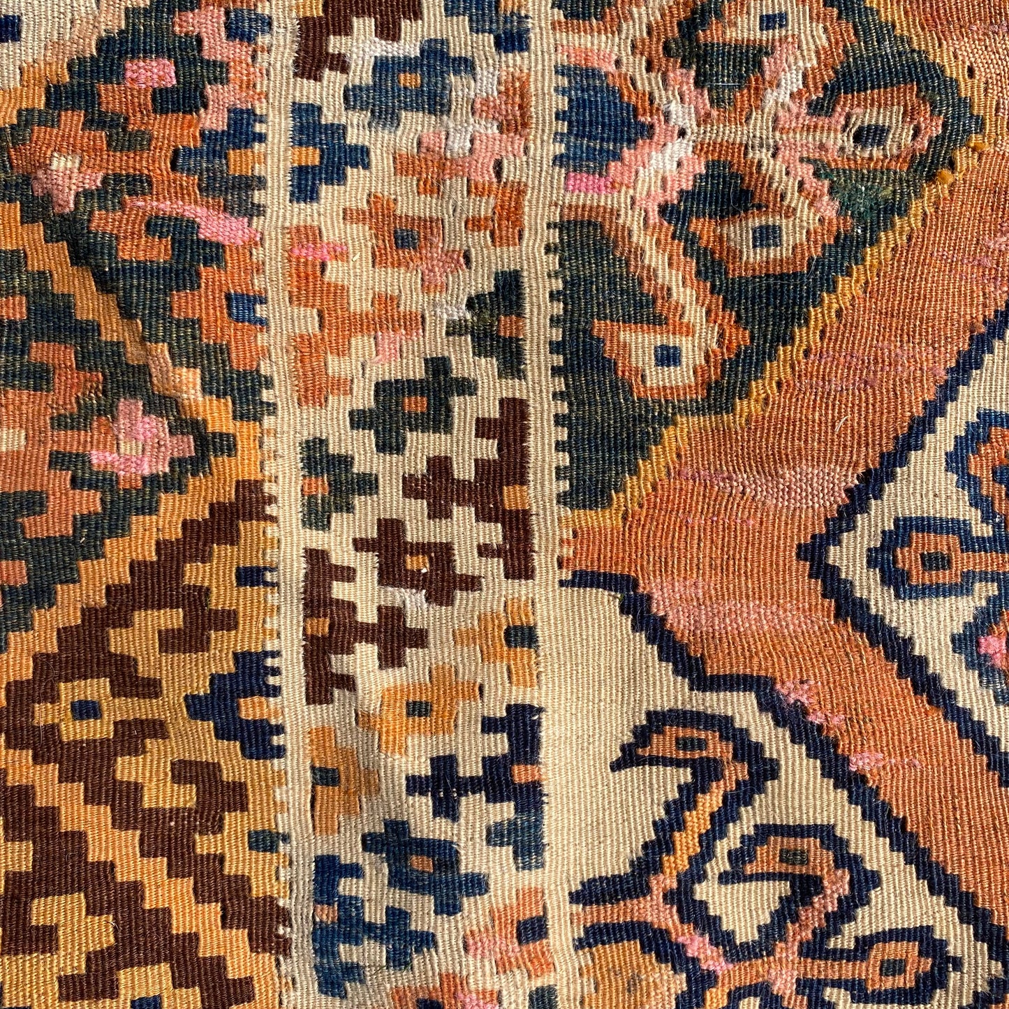 Vintage Rug, 5' 1 x 9' 10 Orange