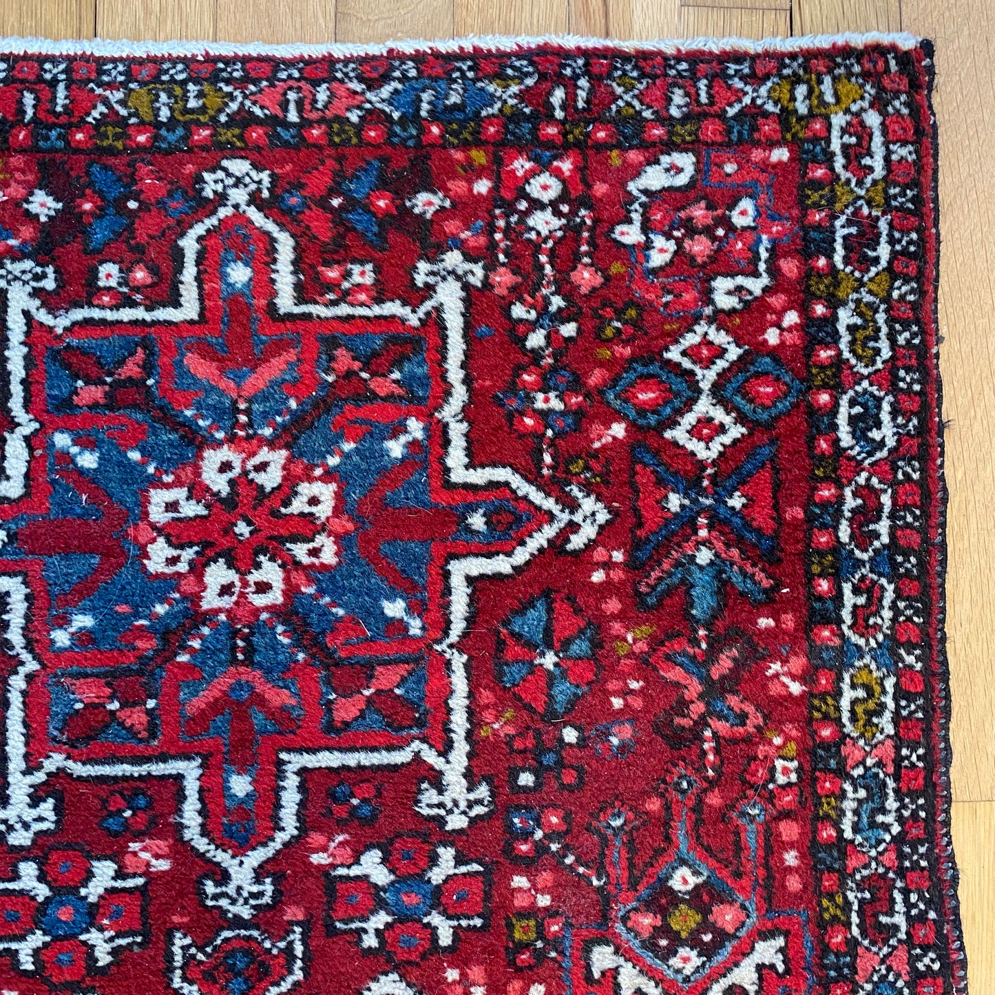 Vintage Rug, 2' 4 x 3' 11 Red
