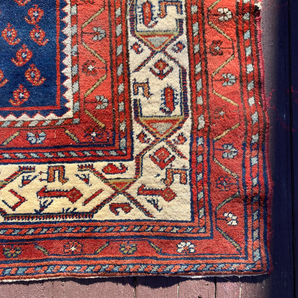 Vintage Rug, 4' 10 x 6' 5 Red