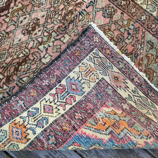 Vintage Rug, 3' 4 x 6' 5 Red