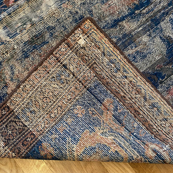 Vintage Rug, 3' 4 x 6' Blue