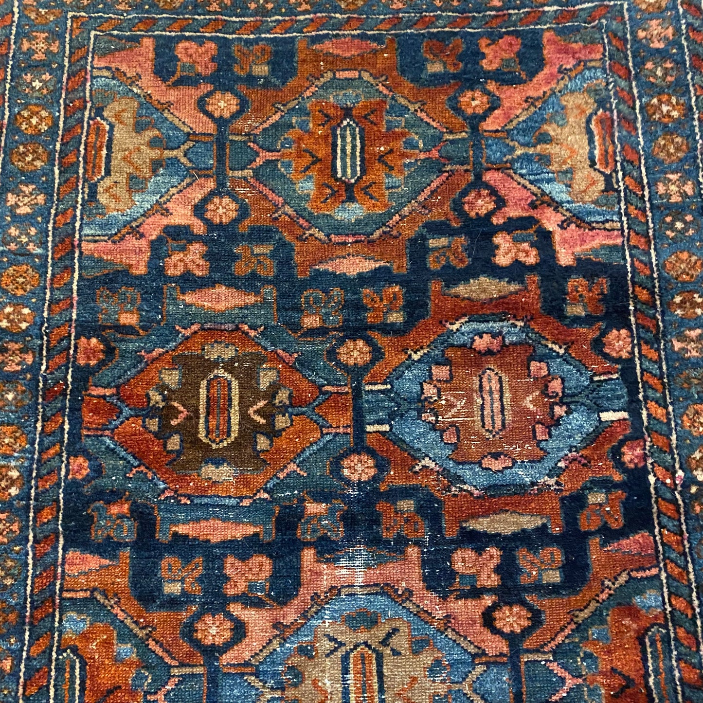Persian Rug, 2' 9 x 5' Navy Vintage