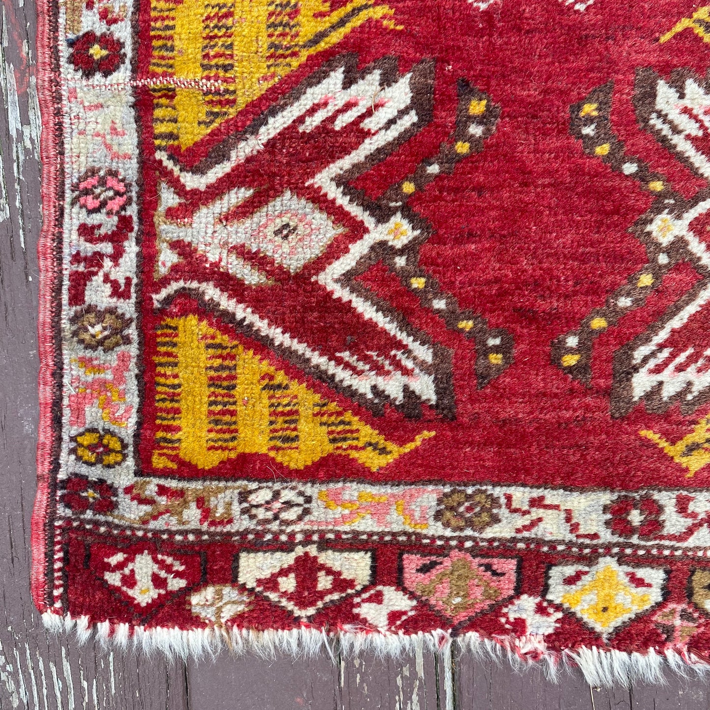 Vintage Rug, 1' 8 x 3' 4 Red