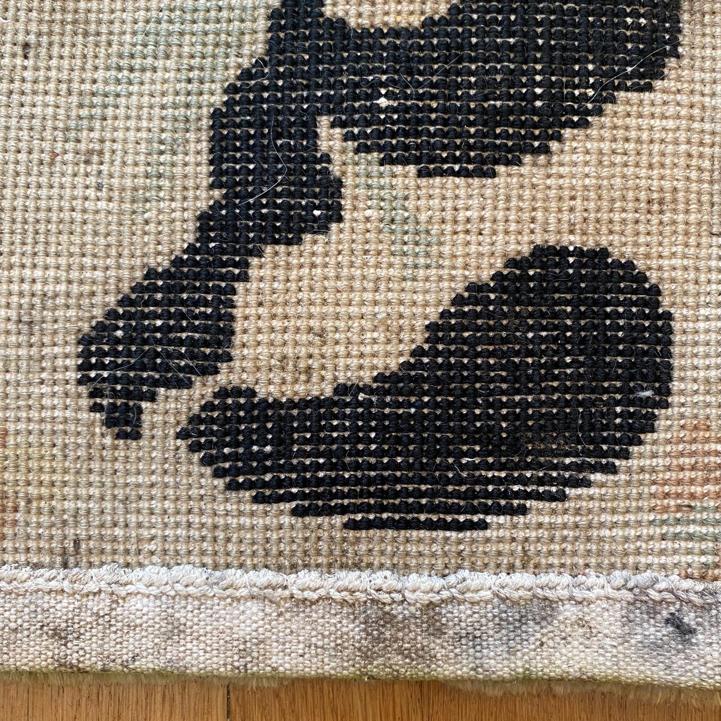 Vintage Rug, 13” x 13.5” Collectible