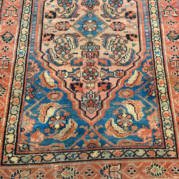 Vintage Rug, 3' 2 x 4' 9 Blue