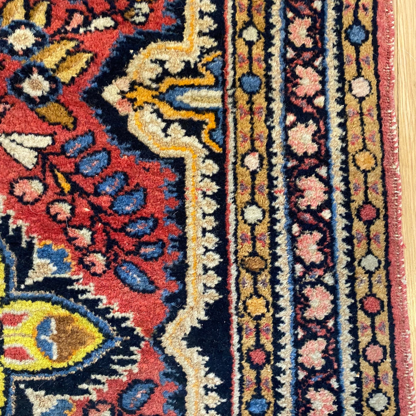 Vintage Rug, 2' 3 x 4' 2 Red