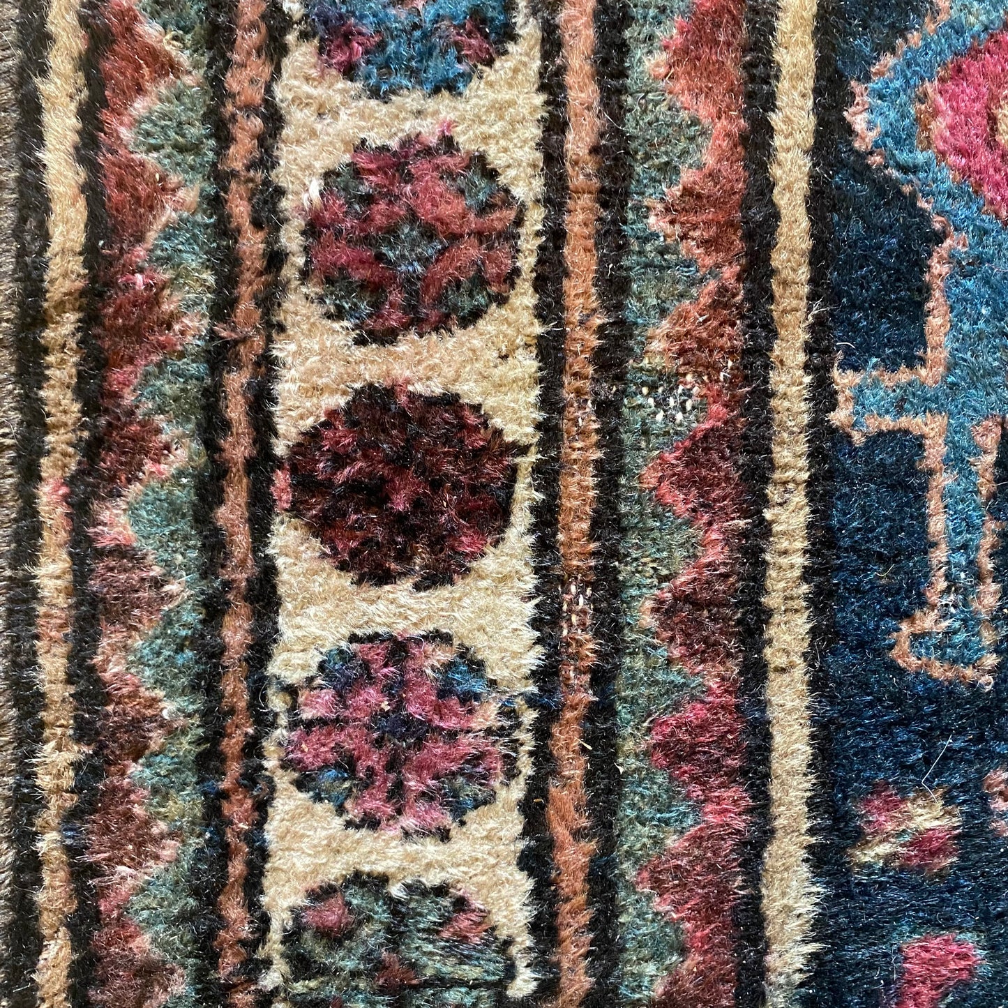 Vintage Persian Rug, 3' 3 x 6' Blue