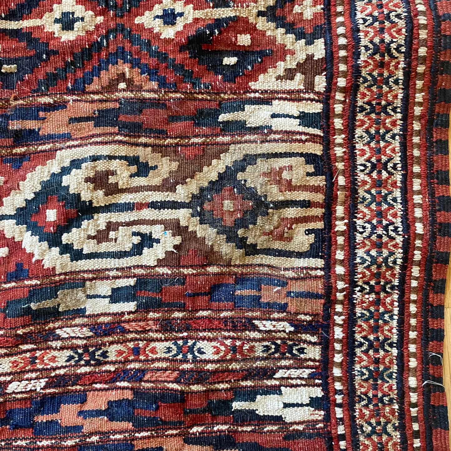 Vintage Rug, 3' 6 x 6' 9 Kilim