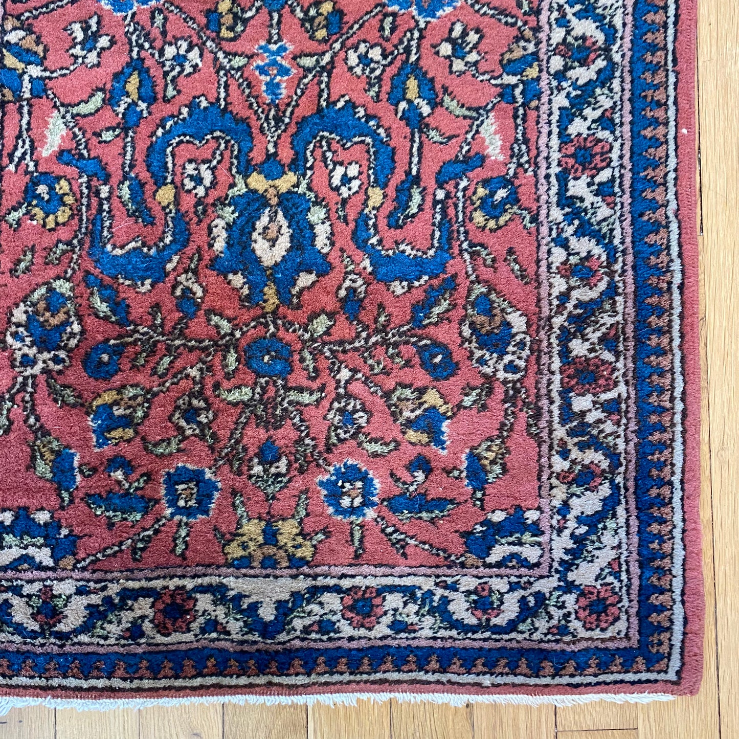 Vintage Rug, 2' 1 x 3' 7 Light Maroon