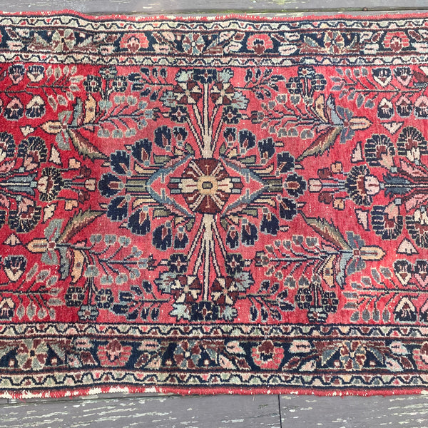 Vintage Rug, 2' 6 x 4' 11 Red