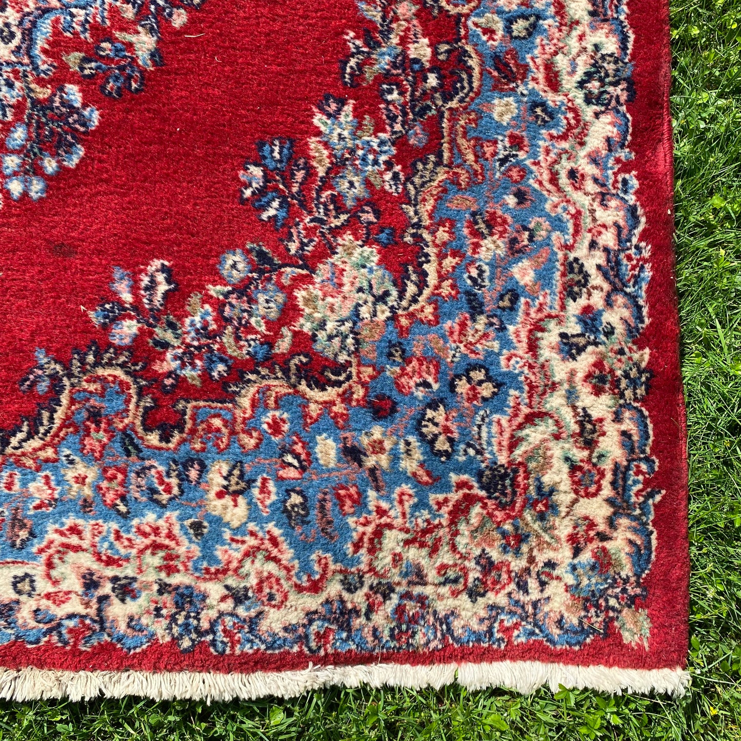 Vintage Rug, 5' 3 x 6' 2 Red