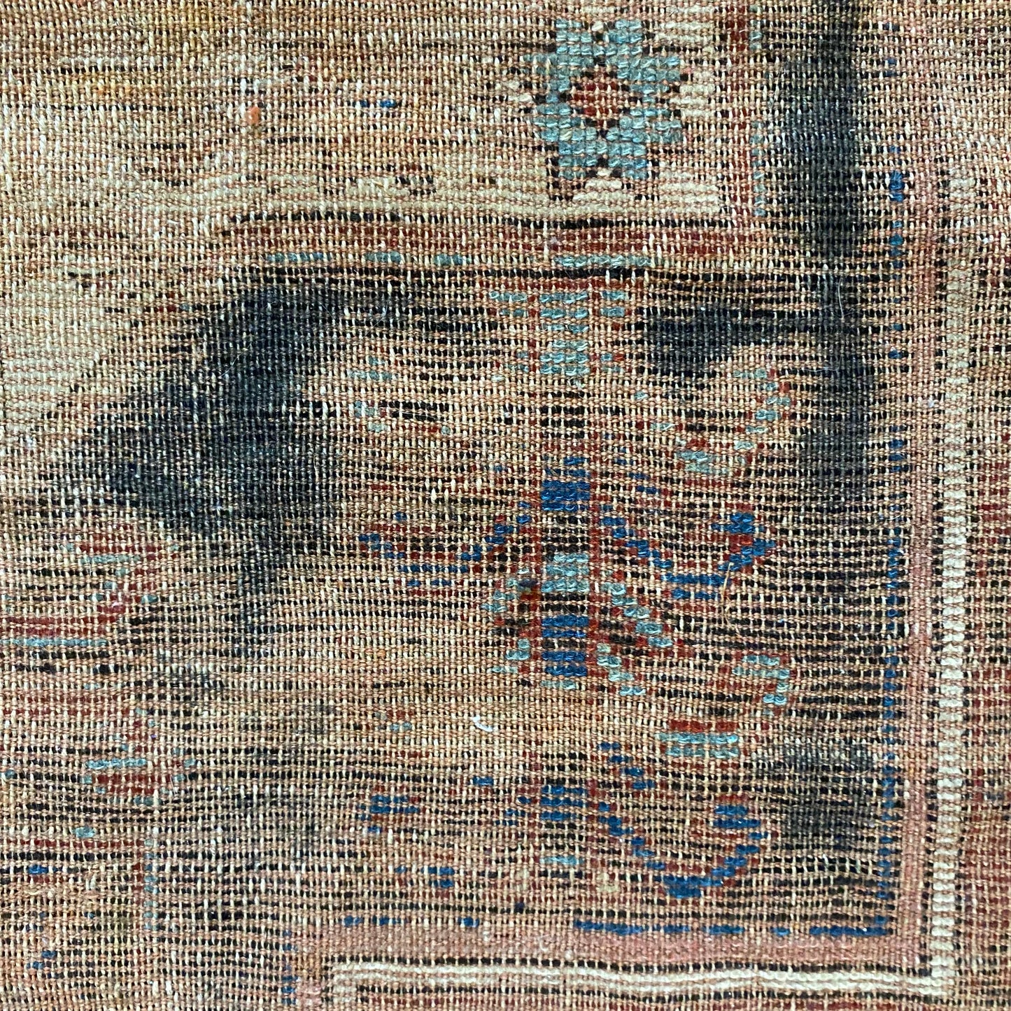 Antique Rug, 3' 6 x 5' 8 Red Brown