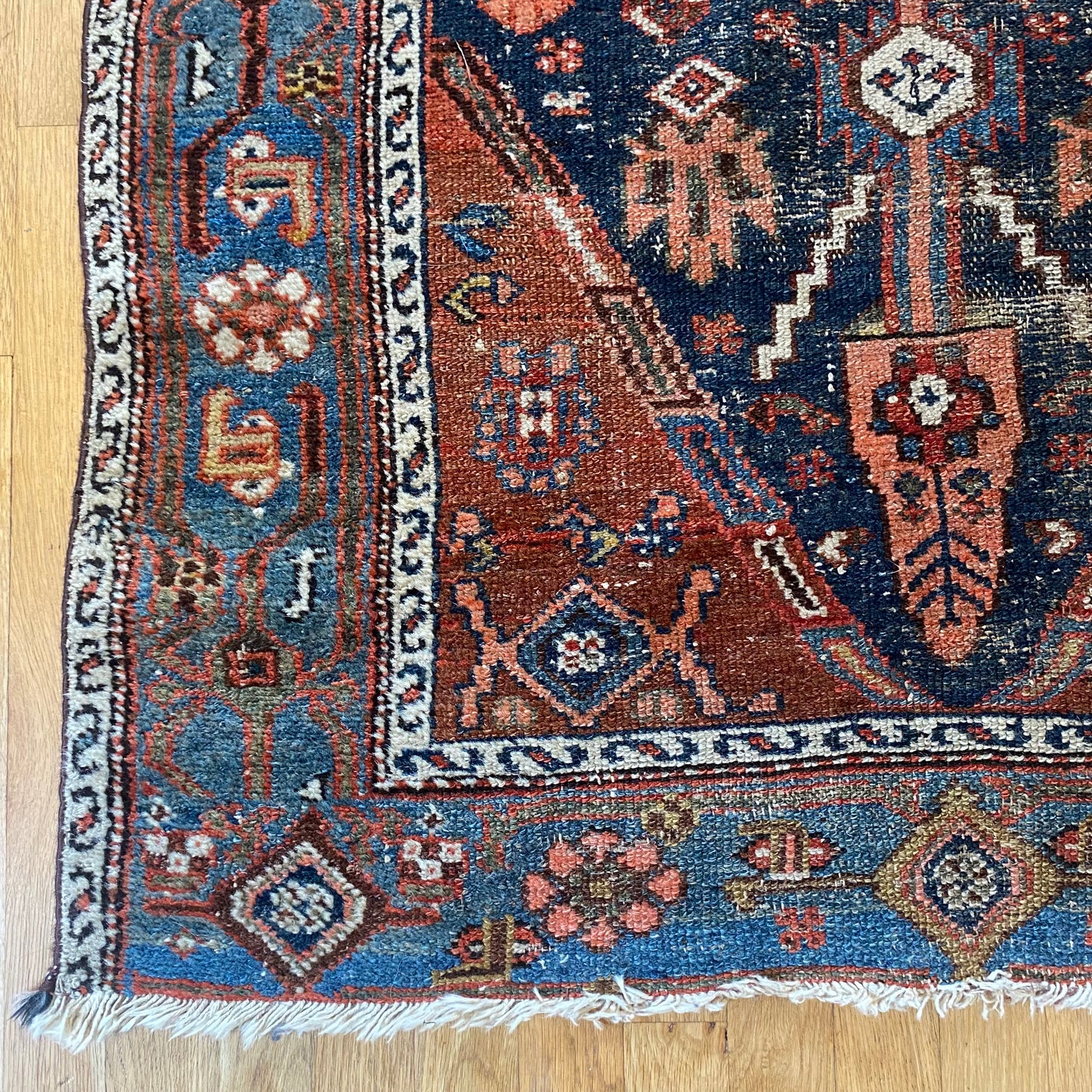 Vintage Rug, 3' 4 x 5' 5 Brown