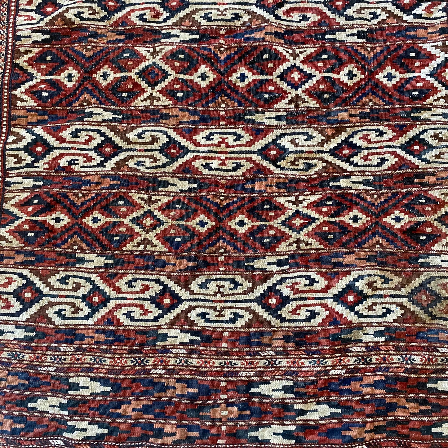 Vintage Rug, 3' 6 x 6' 9 Kilim